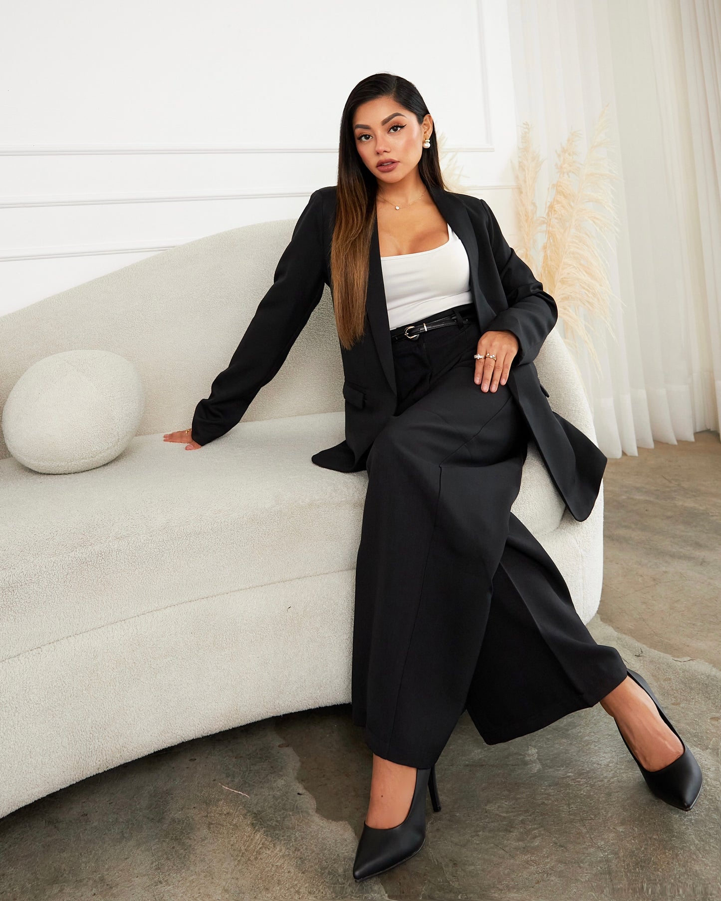 PANT SASTRE PALAZZO | negro