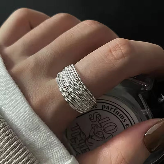 ANILLO PLATA ROME