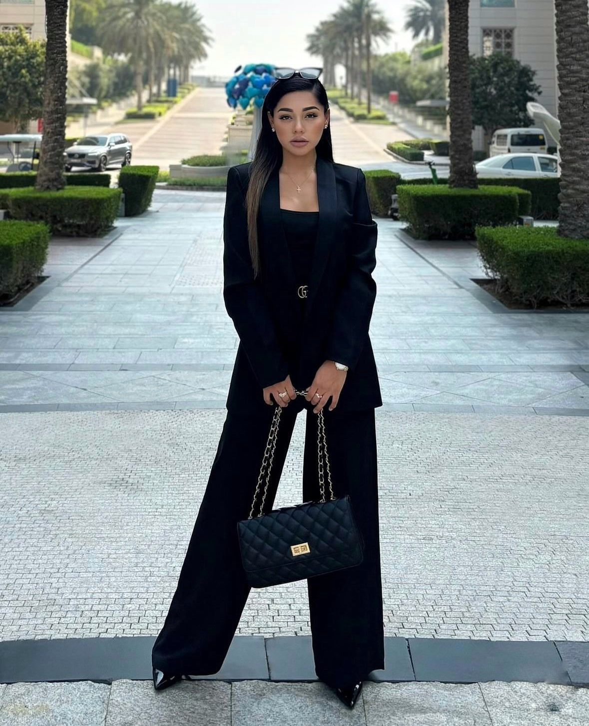 PANT SASTRE PALAZZO | negro